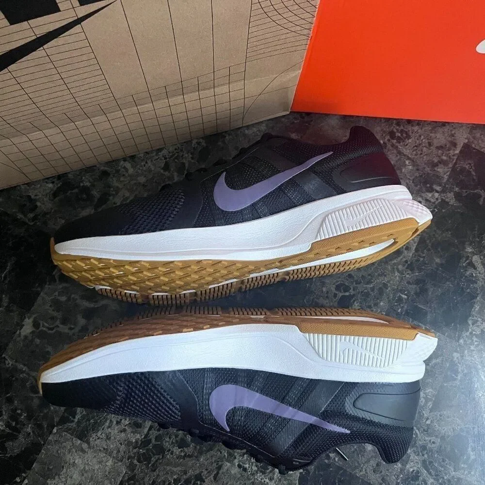 Nike‎ Run Swift 2 Running Shoes Men's Athletic Mono Mesh Black Purple Size 10.5